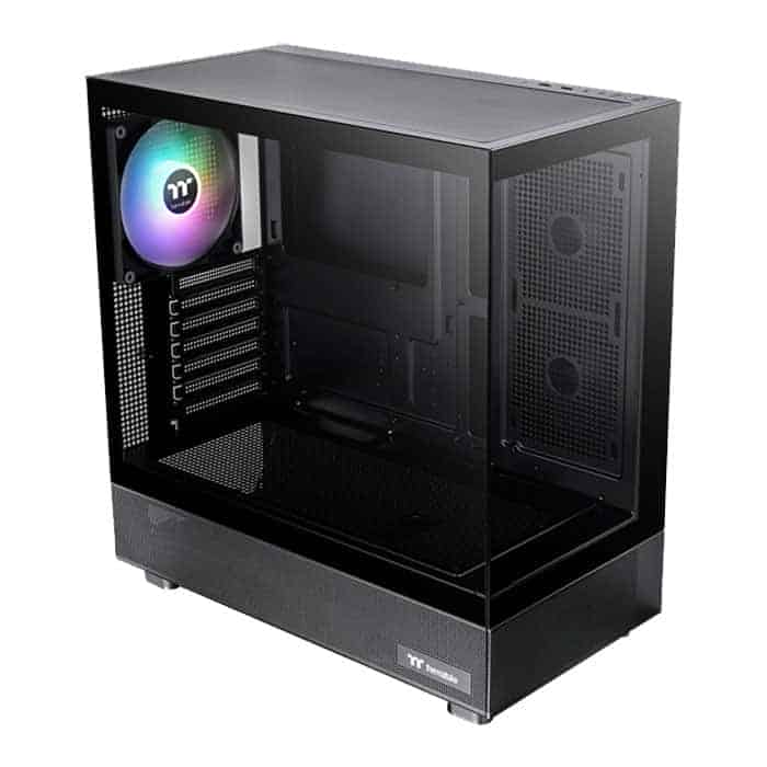 Thermaltake View 270 TG ARGB Mid Tower Front and Left Tempered Glass PC Gaming Case Black